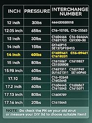 HelloAuto C16-09461 14 inch 40Lbs 178N Gas Strut