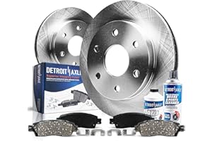 Detroit Axle - Front Brake Kit for 2010 2011 2012 2013 2014 2015 2016 2017 2018 2019 2020 Ford F-150 Expedition Lincoln Navigator Replacement Disc Brake Rotors Ceramic Brakes Pads