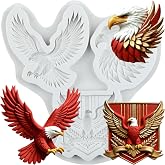 XCYRFMS Eagle Polymer Clay Mold Eagle Badge Silicone Molds | DIY Craft Epoxy Resin Casting Polymer Clay Tools Crafts Air Dry Jewelry Making
