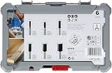 Bosch Professional 6 pcs Straight Router Bit Set 6 mm Shank Wood view 3