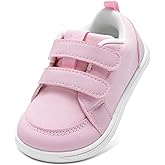 STQ KIDS Wide Toe Box Toddler Shoes Boys Girls Barefoot Shoes Lightweight Kid Tennis Sneakers Non-Slip Zero Drop First Walking Running Shoe for School Outdoor Indoor Sports