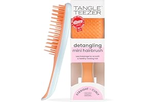 Tangle Teezer Ultimate Detangler Brush, Eliminates Knots & Reduces Breakage, Travel-Size Mini Hair Brush for Straight to Wavy