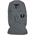 3 Hole Uzi Balaclava Knitted Full Face Cover Ski Mask Winter Windproof Neck Warmer Thermal Cycling for Men Women