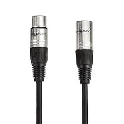 Amazon Basics 2-Pack XLR Microphone Cable for