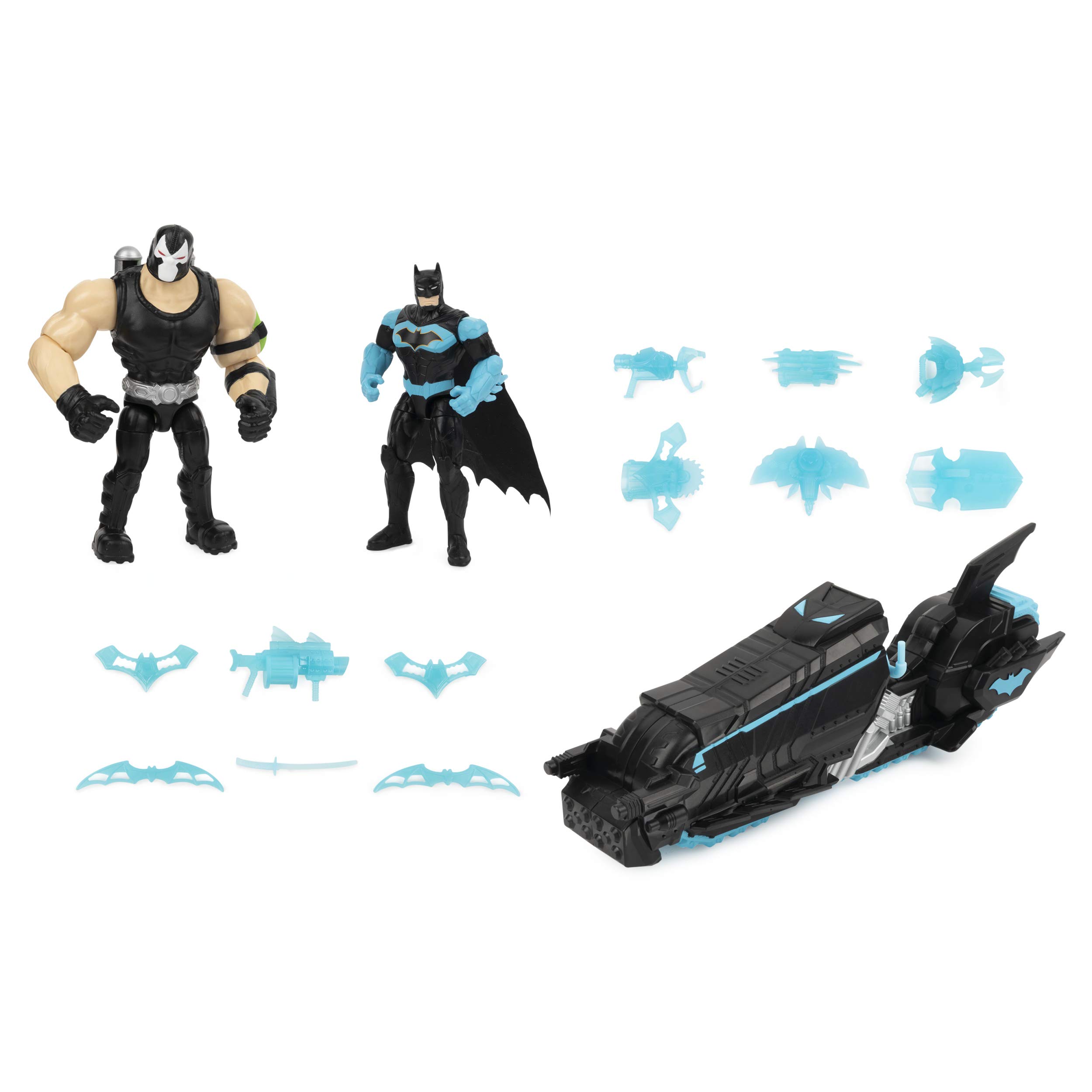 Batman 2021 Moto-Tank Vehicle with 4-inch Bane, Exclusive Batman Action Figure and 12 Exclusive Accessories