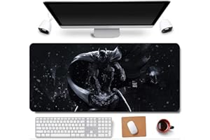 31.5x11.8 Inch Dark Knight BAT Long Extended Large Gaming Mouse Pad with Stitched Edges Computer Keyboard Mouse Mat Desk Pad