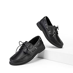 DREAM PAIRS Boys Dress Shoes Boat Shoes Slip on