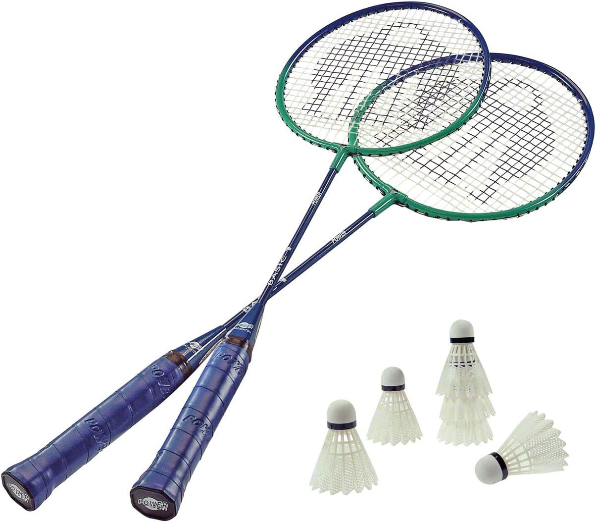 Badminton Set 2 Schläger 6 Bälle, Badmintonschläger, Federball ...