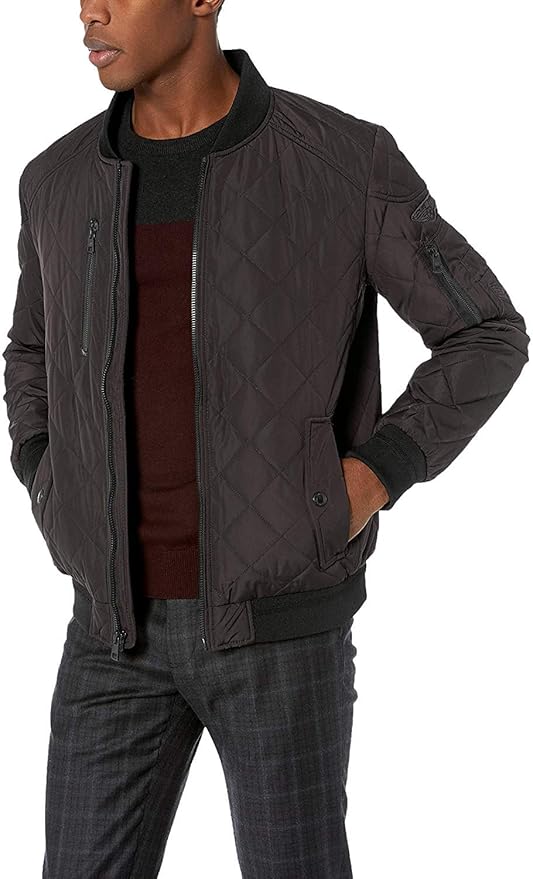 calvin klein men's bomber coat