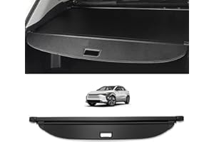 SNOWAMORE - Cargo Cover Fit for Toyota bZ4X / Subaru Solterra 2023-2025 ONLY, OEM Fit Retractable Privacy Shield, Carbon Fibe