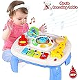 HOMOFY Baby Toys Musical Learning Table 6 Months Up- Early Education Activity Center Multiple Modes Game Kids Toddler Boys & 