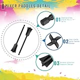 Suzzam Resin Mixer Paddles 6 Pcs Epoxy Mixing Paddles for Drill view 5