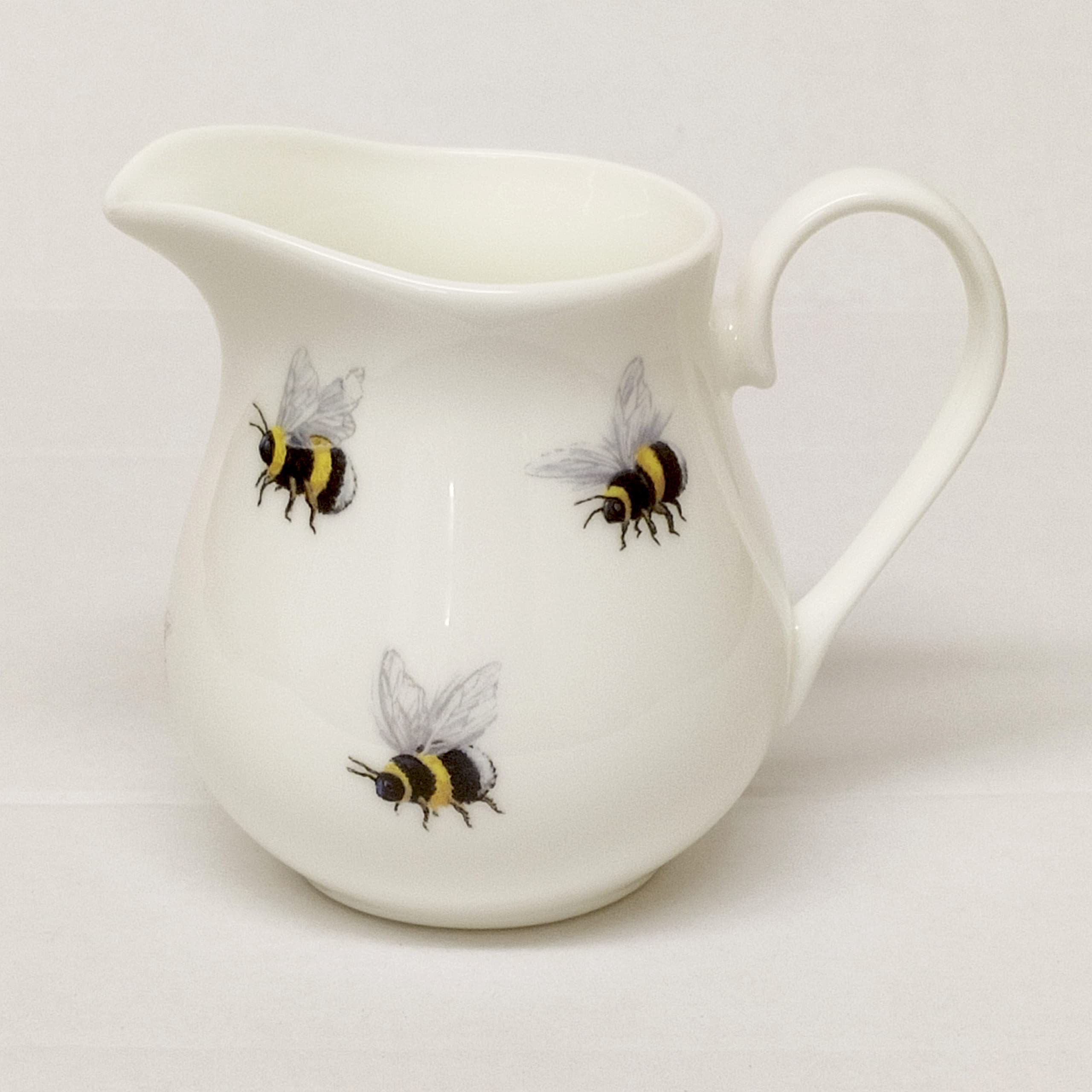 Bumble Bees Fine Bone China Bulbous Jug 9.5 cm