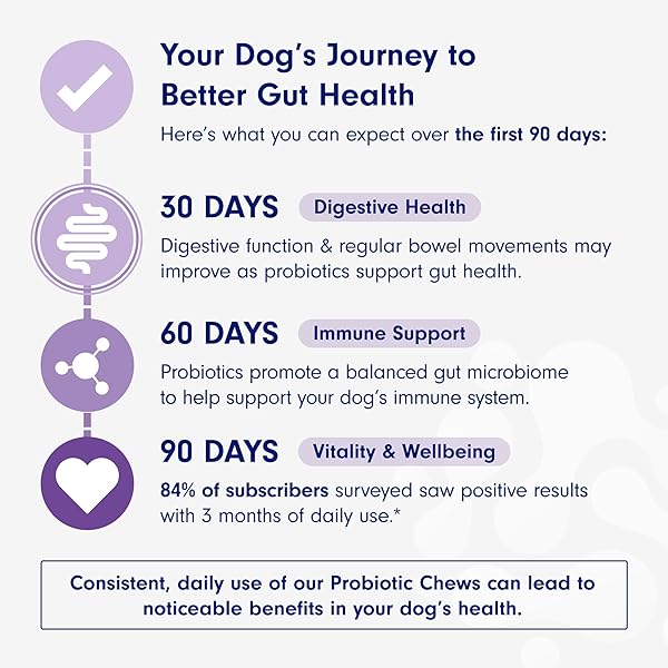 PETLAB CO. PROBIOTICS FOR DOGS, SUPPORT GUT HEALTH, OCCASIONAL DIARRHEA, DIGESTIVE HEALTH & SEASONAL ALLERGIES – SALMON FLAVOR – PACKAGING MAY VARY – 30 SOFT CHEWS
