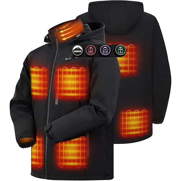 Amazon.com : TOVCHEI 23 Zones Heated Jacket Adjustable Warming