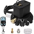 EDOU DIRECT Remote Control Pool Cover Pump Black Edition - Heavy-Duty, High-Efficiency Pump for Above Ground & Inground Pools - 1,200 GPH Max Flow, 75W, 16' Hose & 3 Adapters Included