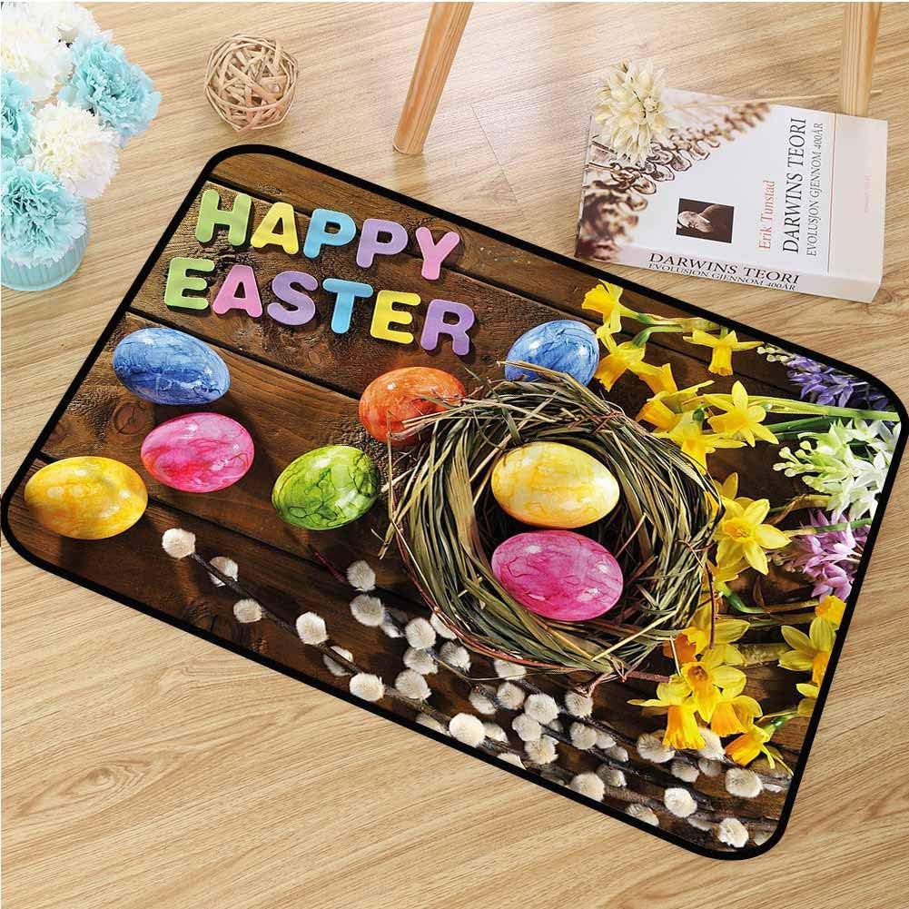 TBRfine Easter, Door Mats, Eggs on Old Wood, Customize