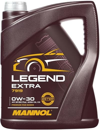 Mannol 5 L Legend Extra 0W-30 Engine Oil API SP ACEA C2 C3 Bi-Synthetic