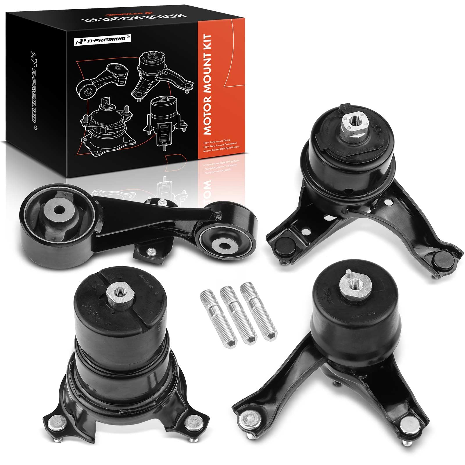 A-Premium Engine Motor Transmission Mount Torque Strut Mount Set of 4 ...