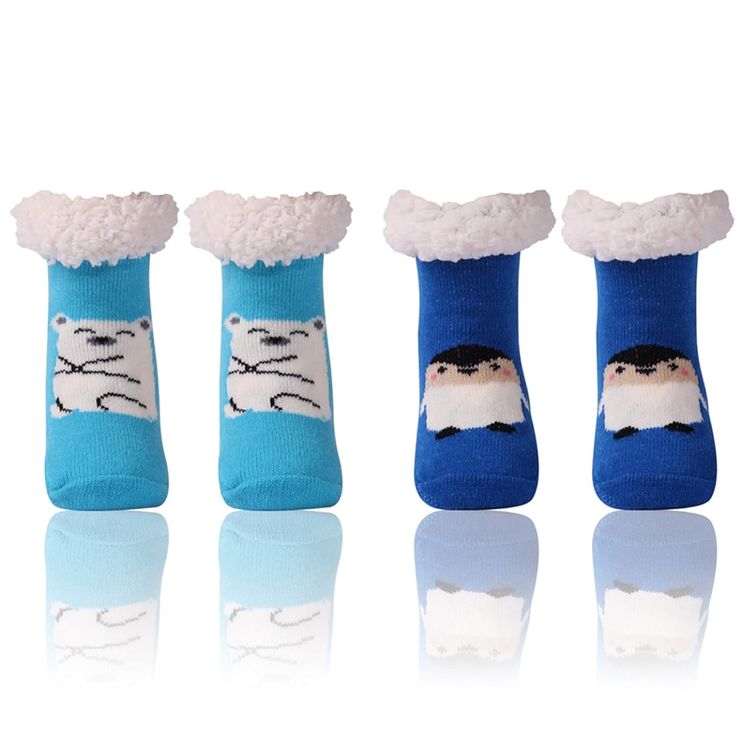 Cozy Socks for Kids, Gohom Fleece Warm Comfy Thick Sleeping Socks