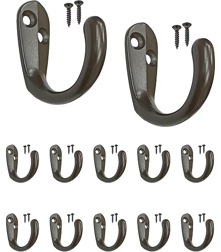 Alno Robe Hooks Polished Nickel - 1-3/8 Inch Transitional Bathroom Hooks