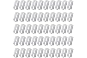 PRETWAD 50 PCS Bread Lame Blades Refill - Surgical Grade Stainless Steel Bread Scoring Blades for Sourdough Baking, Ultra Sharp Replacement Razor Blade, French Dough Bread Lame Razors Knife for Sourdough Bake