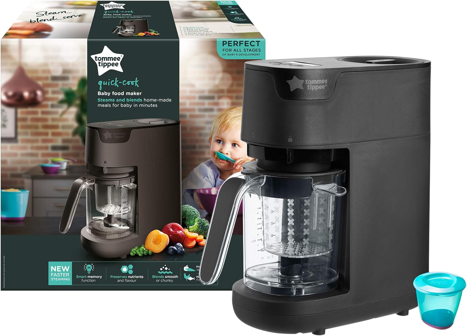 tommee tippee quick cook black