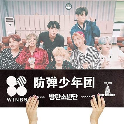 Skisneostype Kpop Bts Bangtan Boys Banner Wings Fans Army Support