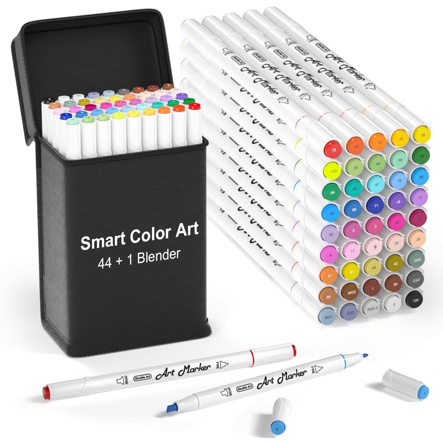 Mua Art Markers, 44 Coloring Markers and 1 Blender, 45 Pack Alcohol