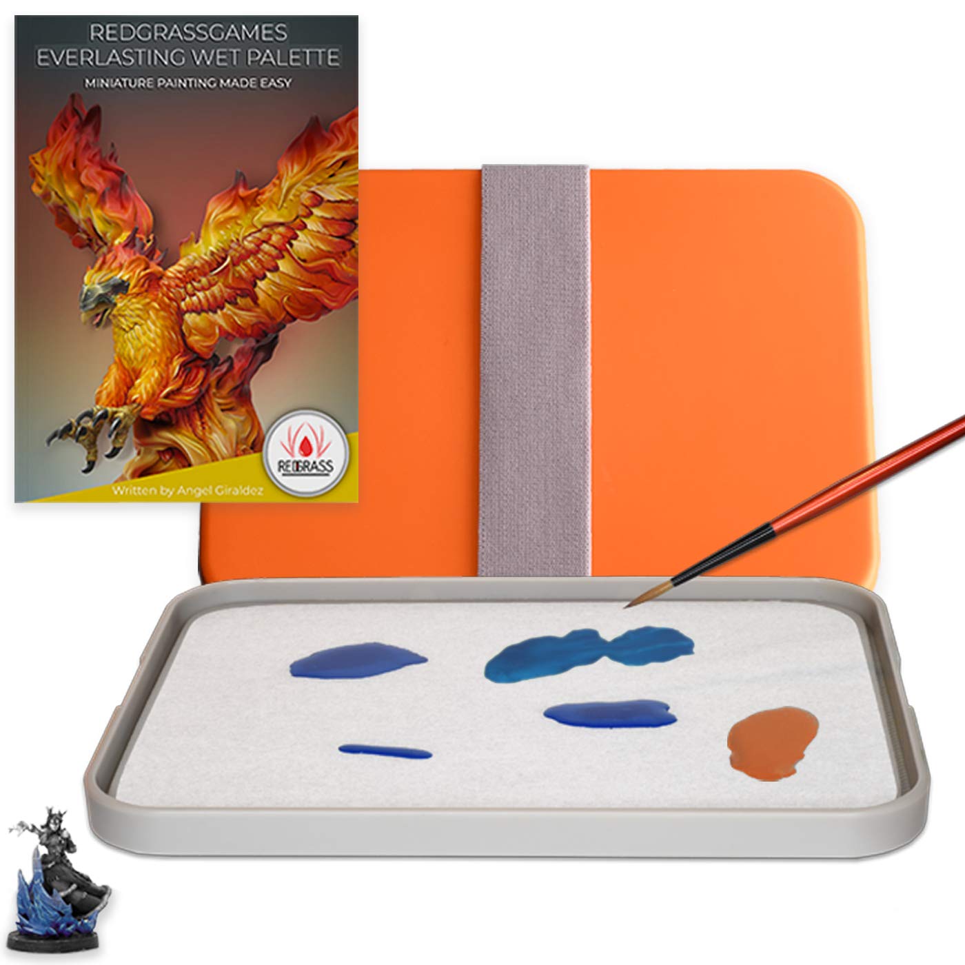 Buy Redgrassgames Everlasting Wet Palette Painter 50 Sheets/2 Foam