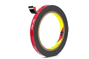 HASAKY Double Sided Tape Heavy Duty Mounting Tape Strong Adhesive Tape Waterproof Foam Tape Picture Hanging Strips for LED Strip Light Indoor and Outdoor (0.39in X 10ft)