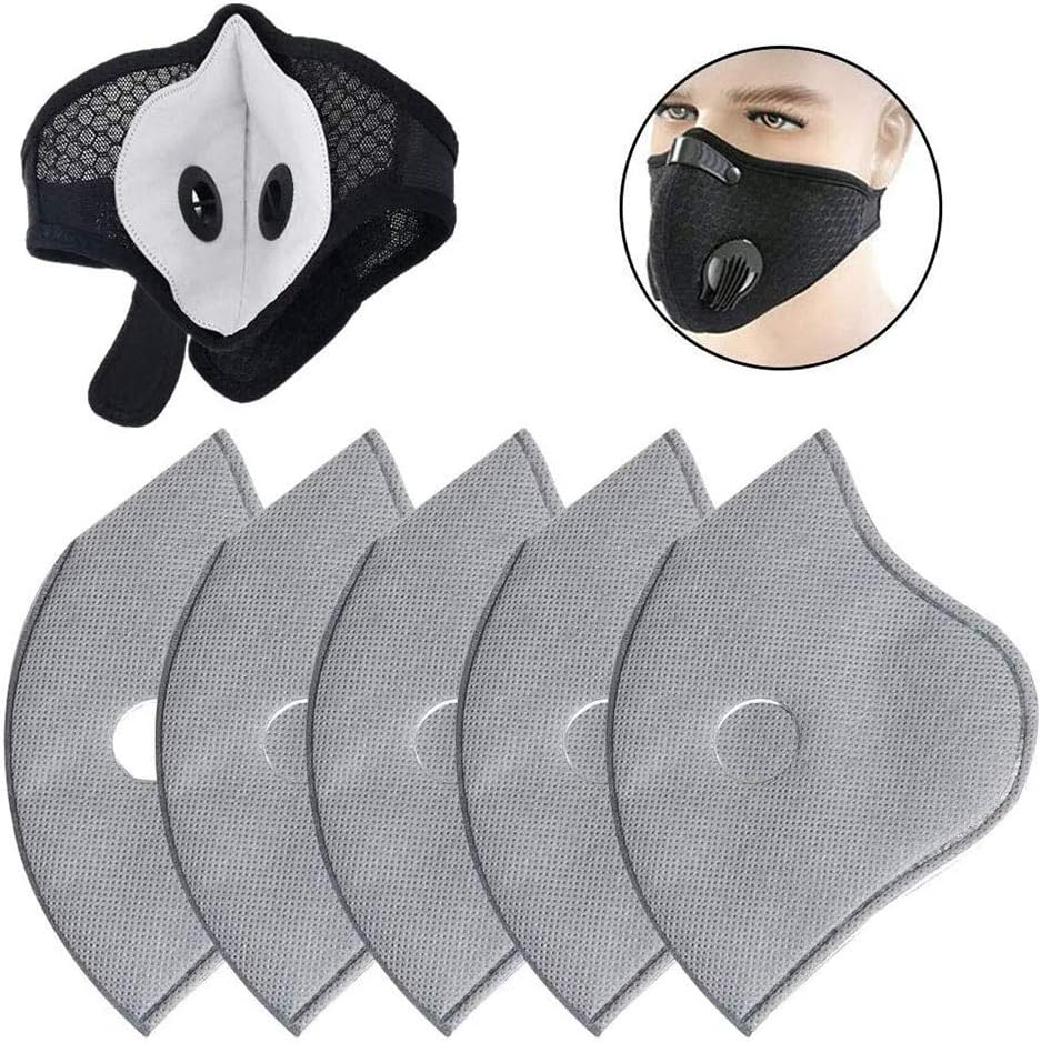 10 Pcs PM2.5 Filter Pad, Replacement Pad, Inner Pad, Filter,Five-layer Activated carbon Active Carbon Filters,Dust Proof Anti Haze Replacement Filter Pads