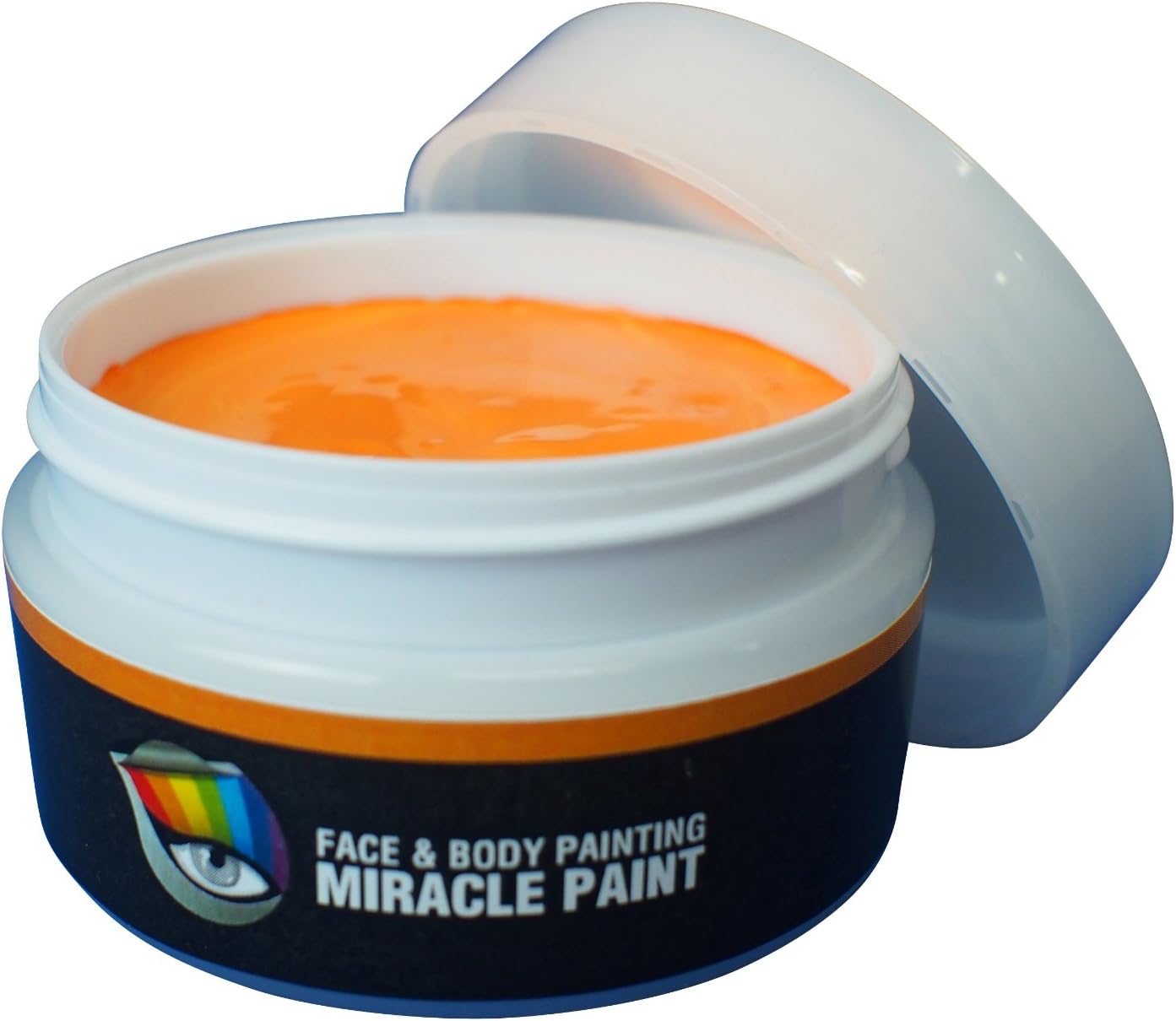Miracle Paint, Removable Face & Body Painting 55ml, Made in Japan (Orange)