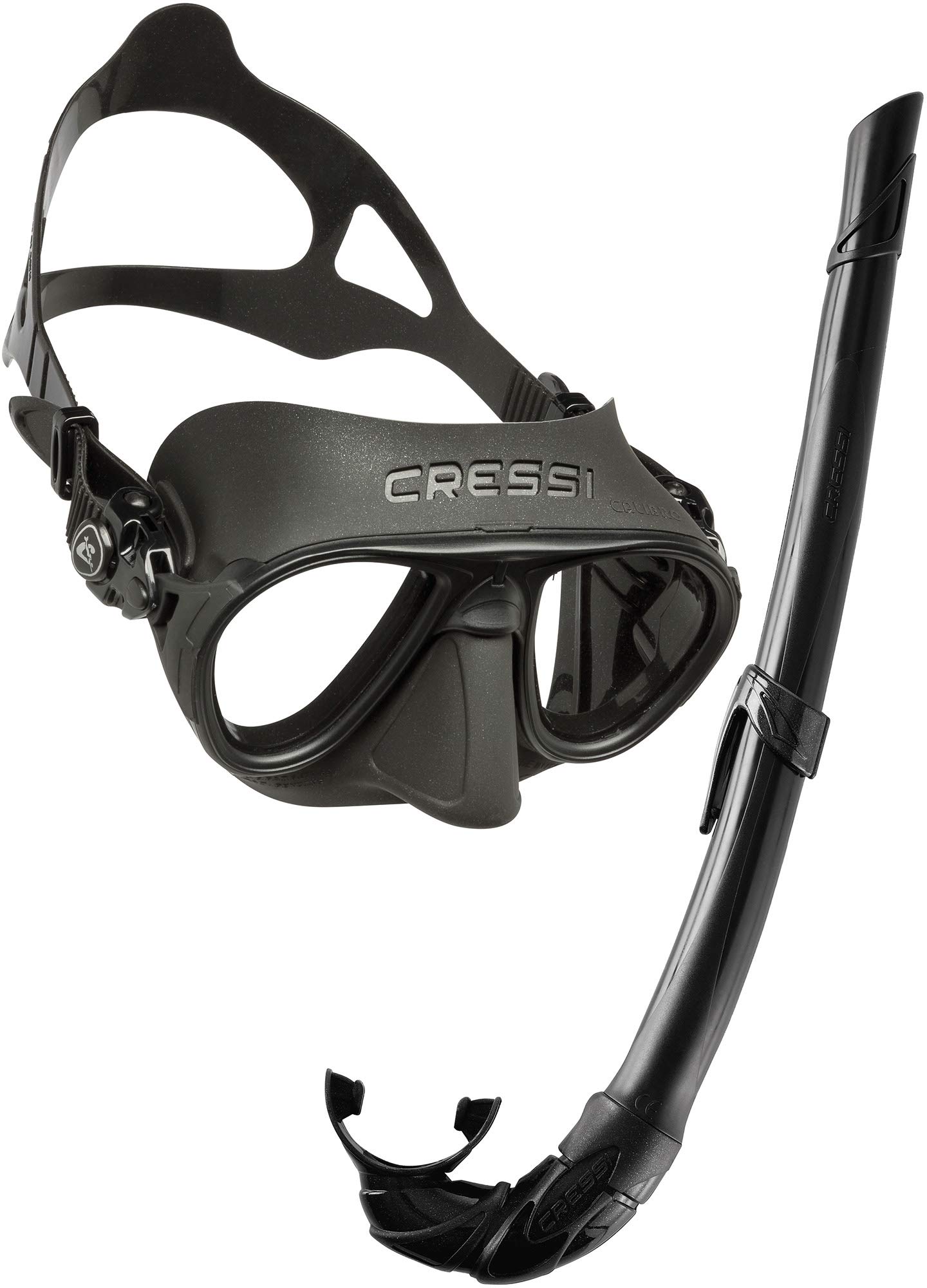 Cressi Mask And Snorkel designed from Freediving and Scuba Diving - Anti-Fog System, Low Volume Mask