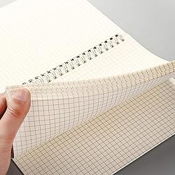 Yansanido Spiral Notebook, 3 Pcs A5 Thick Plastic