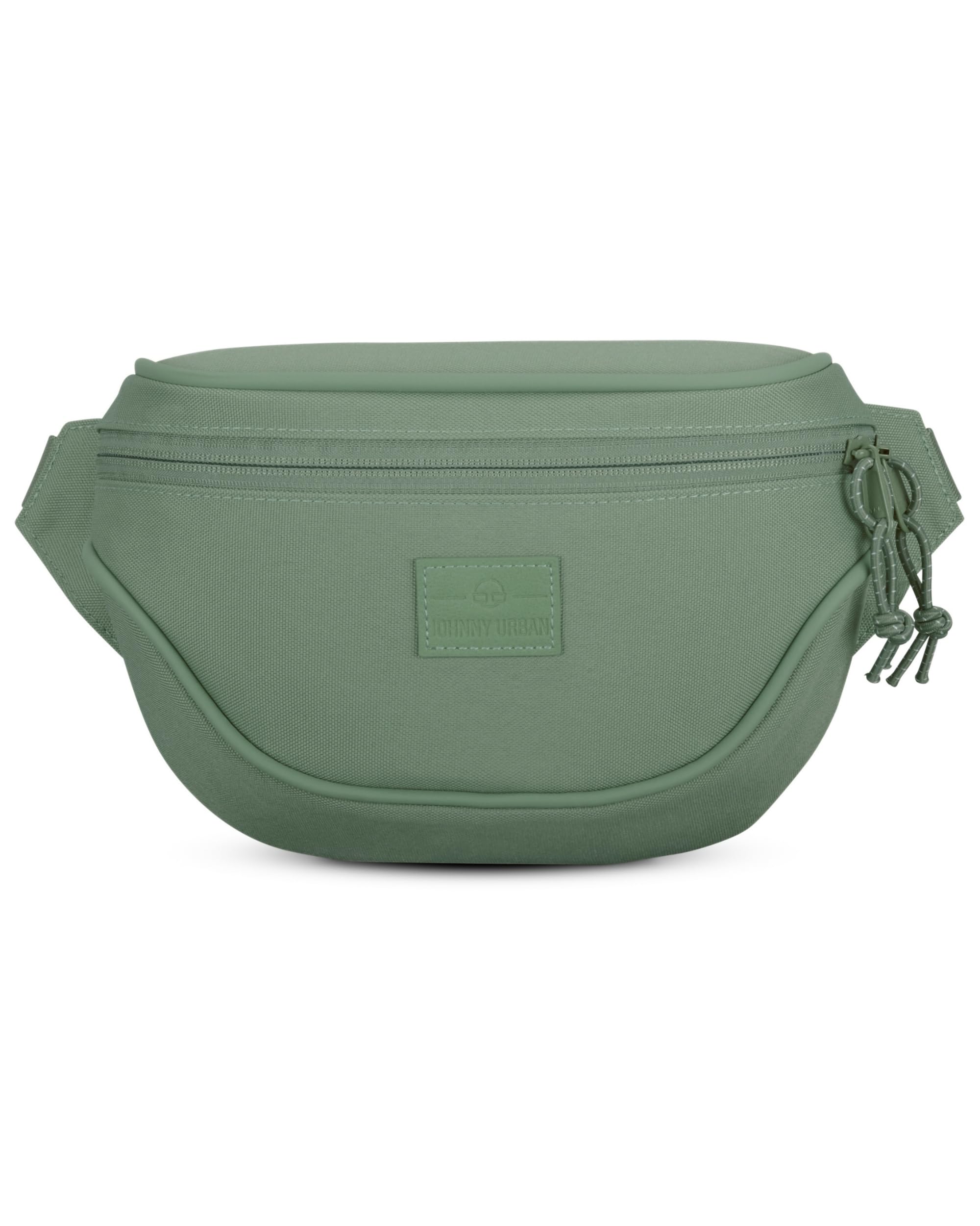 JOHNNY URBAN Bum Bag Fanny Pack Women & Men Green - Ben - Hip Bag Made of Recycled PET Bottles for Festivals, Sports & Travel - Water-Repellent