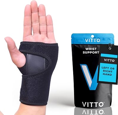 VITTO Wrist Support Arthritis RSI Carpal Tunnel Left Hand S-M