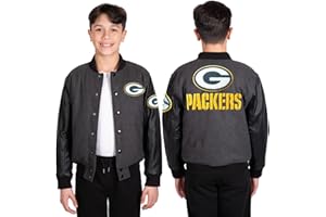 Ultra Game NFL Boys Classic Baseball Varsity Jacket