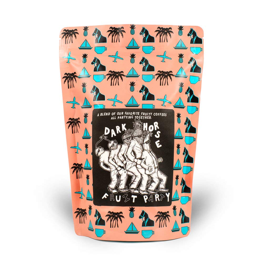 Dark Horse Coffee Roasters Fruit Party Blend Whole Bean Coffee (12 oz) Perfect for Drip, Espresso, Pour Over, Chemex & French Press …