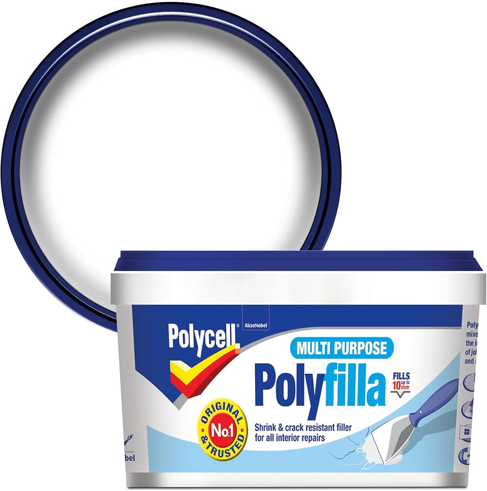 POLYCELL Multi Purpose Polyfilla 600 g Ready Mixed Off-White PLCMPPR600GS
