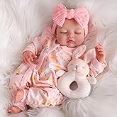 BABESIDE Lifelike Reborn Baby Dolls Girl - 20 Inch Realistic Newborn Baby Doll with Poseable Body, Real Life Baby Dolls with Accessories for 3+ Year Old Girls Gifts, Pretend Play, Collection
