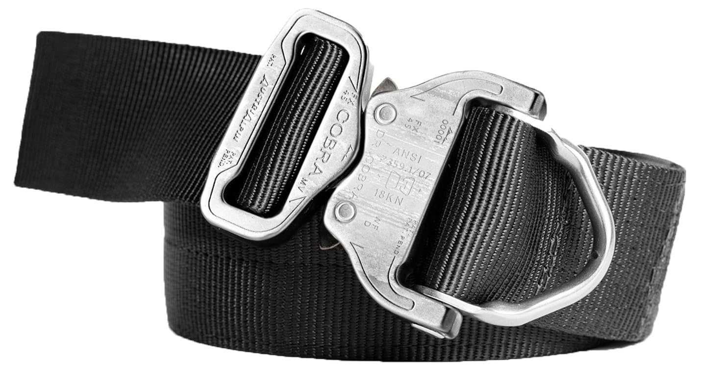 Quick Cobra Release Belt Riggers DRing 1.75 PLY 3 Belt Tactical Men
