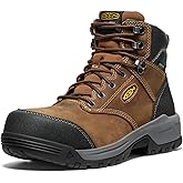 KEEN Utility mens Evanston 6" Composite Toe Waterproof Leather Durable Construction Work Boots