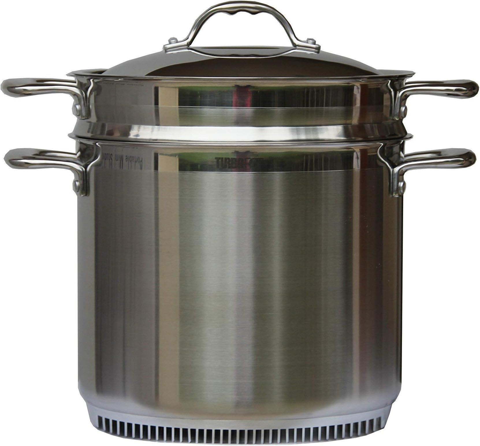 Turbo Pot Stainless Steel 9 Qt. Multi-Pot/Steamer & Pasta Cooker