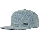 FEINION Unisex Retro Denim Flat Brim Snapback Baseball Cap | Vintage denim streetwear design, Adjustable snapback, Flat brim casual daily baseball hat