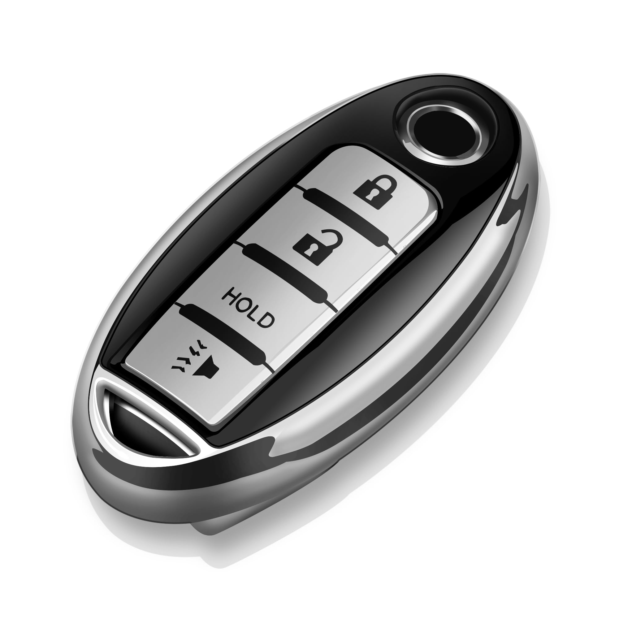 thumbnail image 2 of Genuine Leather Smart Key Fob Case Compatible With Nissan Sentra, Versa, Rogue, Pathfinder, Murano, Kicks, Ariya, Armada (2022-2026 Models 2 of 10