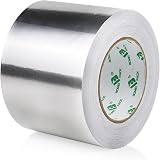 BOMEI PACK Aluminum Foil Tape 100mm x 50m HVAC Duct Repair Sealing Heat Cold view 1