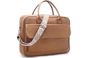 SUCIKORIO Teacher Tote Bag Women 17inch PU Leather Laptop Briefcase Nurse Office Bags Professional Work For Nursing, College