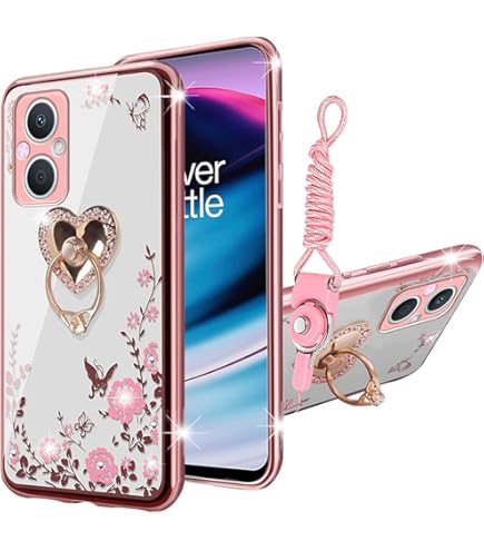 Asuwish Phone Case For OnePlus Nord 2 5G Wallet Cover With Tempered Glass Screen Protector And Wrist Strap Mandala Flower Flip Zipper Card Holder Cell One Plus On 1 Plus 1plus One 1 Nord2 Rose Gold - View #10