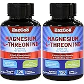 EAZGOO Magnesium L-Threonine Supplement, Mineral Magnesium Supplement, Magnesium L-Threonine 2000mg, 240 Capsules
